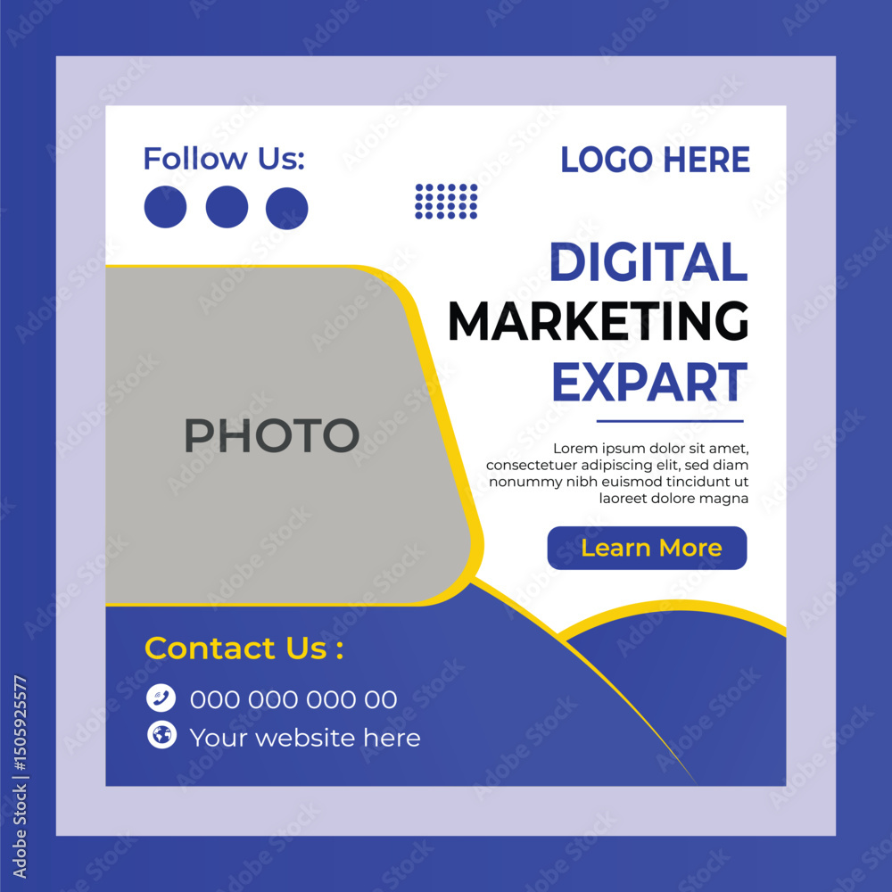 Obraz premium Corporate Business Social Media Post Design