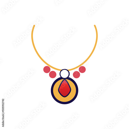 necklace vector