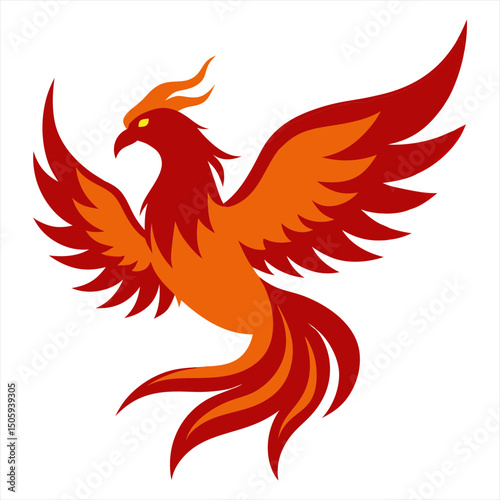 Vector illustration of a fenix