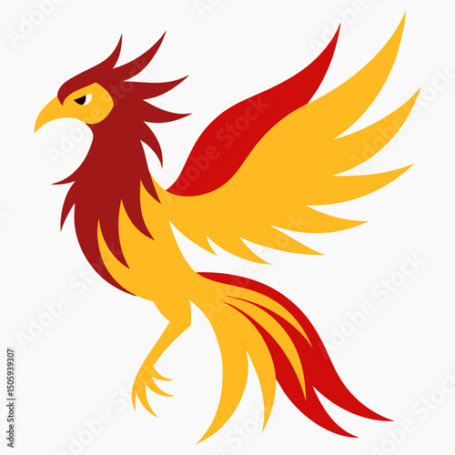 Vector illustration of a fenix