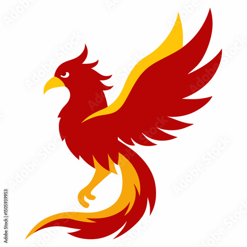 Vector illustration of a fenix