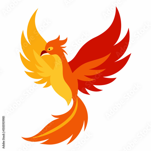 Vector illustration of a fenix