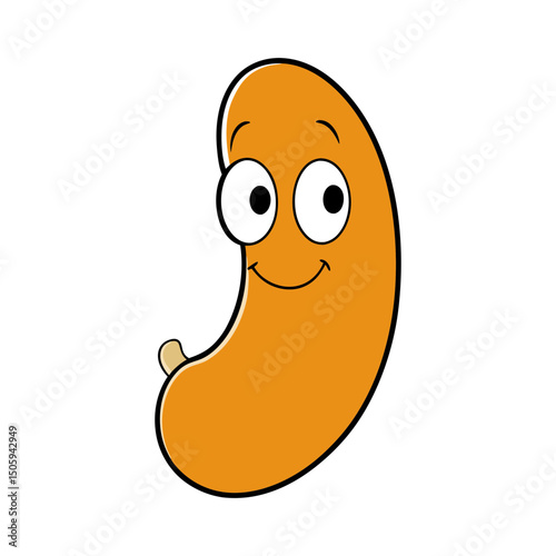 Cashew cartoon vector