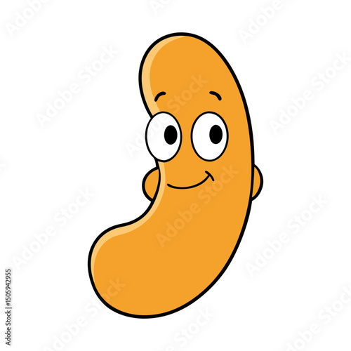Cashew cartoon vector