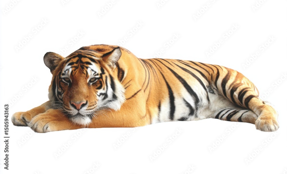 Obraz premium The Majestic Tiger A Symbol of Strength and Beauty