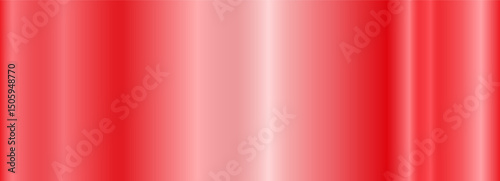 Red metallic gradient with highlights. A pattern with a shiny metallic gradient. The texture of the smooth foil. Vector EPS 10.