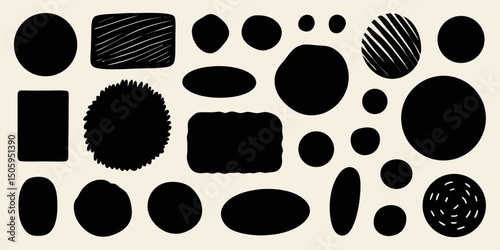 Line marker hand drawn brush arrow element set. Sketch pencil stroke vector graphic pen underline scribble icon. Hand drawn line heart, crown, star symbol highlight marker shape. Vector illustration