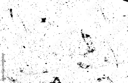 Grunge abstract background in a horizontal rectangle format, featuring a distressed and aged texture with rough, scratched, and dusty patterns. Includes elements like splattered ink, grainy paint.