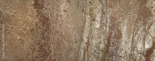 Panel kuchenny z motywem Close up of rusty and weathered brown stone with dark red veins. Natural granite stone with grunge and dirt pattern. Oxidized, and decomposed in bronze color. Seamless background texture.