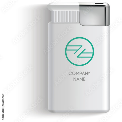Stylish Lighter Mockup, Vectore

