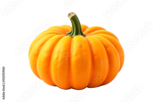 Pumpkin on transparent background.