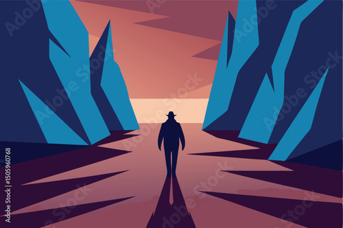 trending on artstation, detailed digital art, cinematic lighting, dramatic silhouette, vibrant colors, minimalist landscape, moody atmosphere, cinematic composition, minimalist design, shadow detail, 