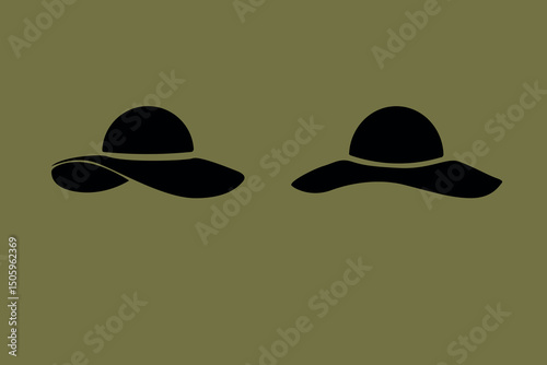vector illustration of a mustache