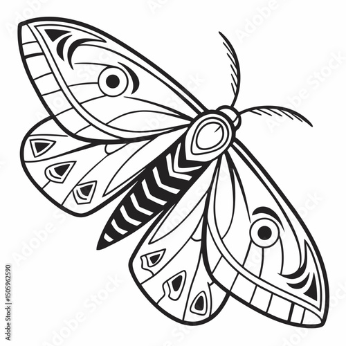 Various insects including mosquito bee wasp and housefly in vector illustration style