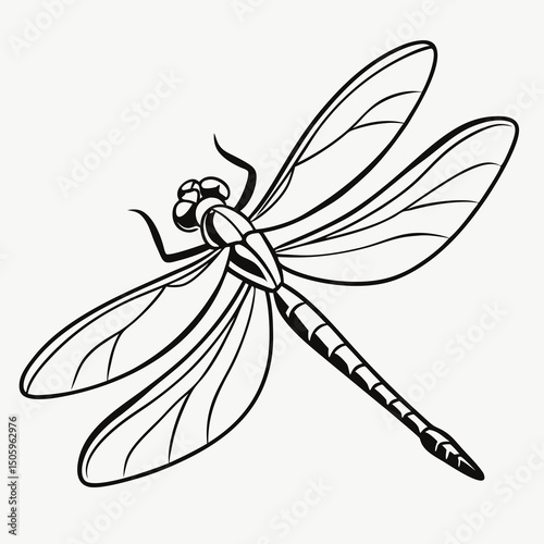 Various insects including mosquito bee wasp and housefly in vector illustration style