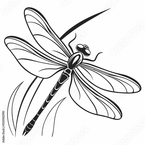 Various insects including mosquito bee wasp and housefly in vector illustration style