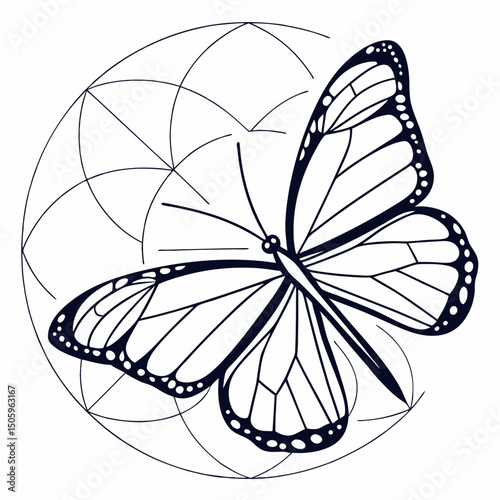 Various insects including mosquito bee wasp and housefly in vector illustration style