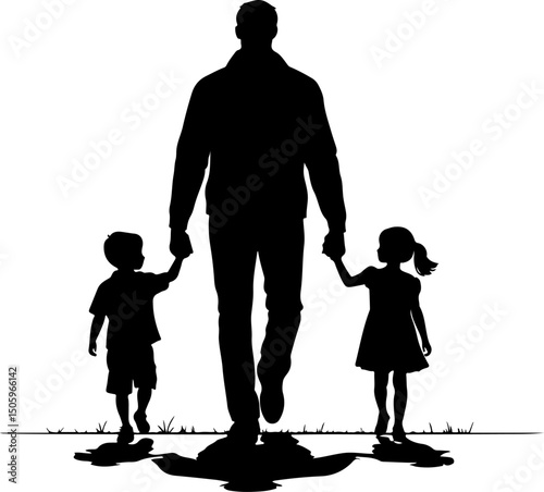  Gentleman's  Accessories Silhouettes  Father's day vector element 