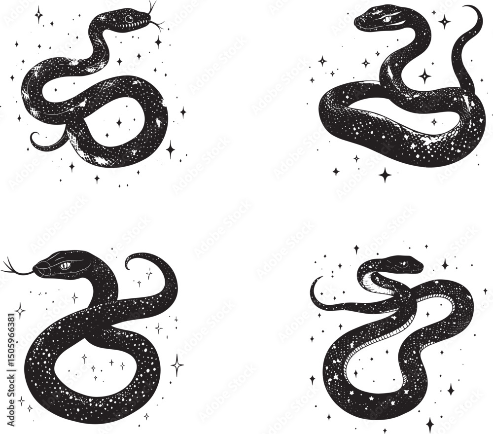 Obraz premium Snake SVG Bundle