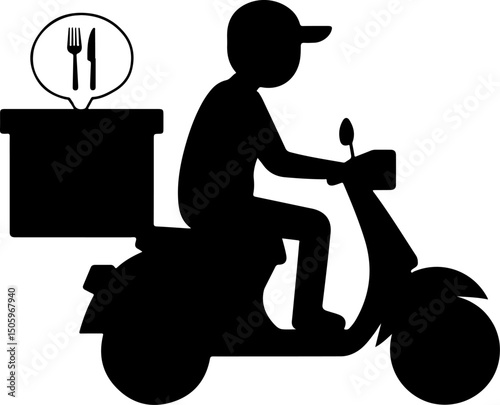 Food Plate with Fork and Knife Logo icon vector