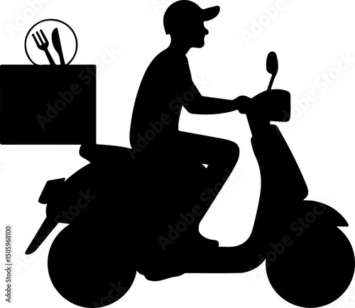 Food Plate with Fork and Knife Logo icon vector