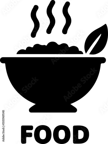 Food Plate with Fork and Knife Logo icon vector