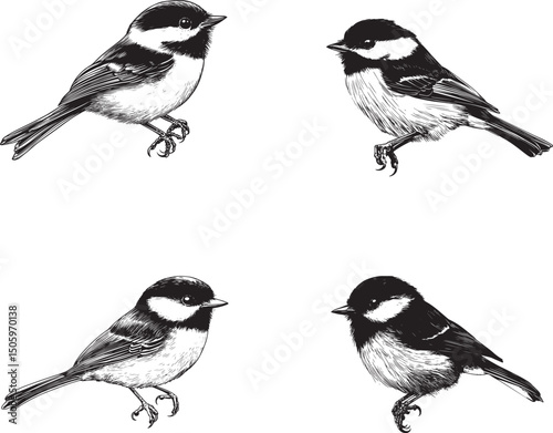 Chickadee Bird SVG