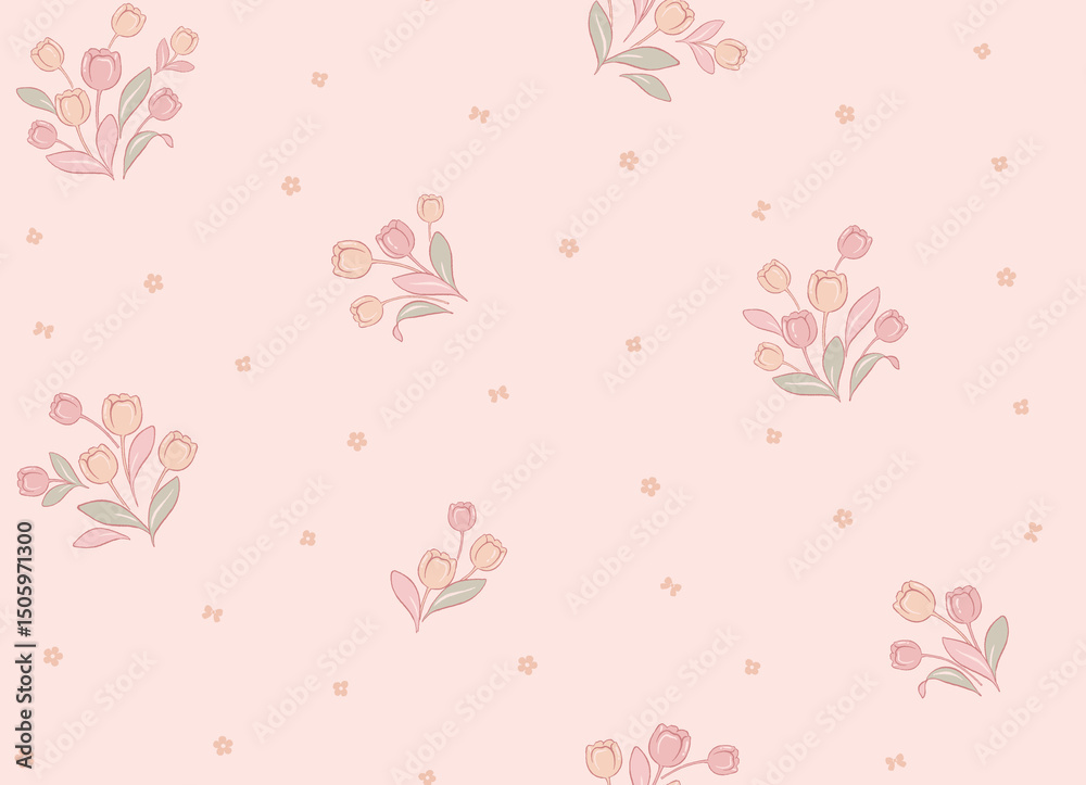 Creative Hand Drawn Geometric Floral Scroll Pattern Illustrations Creative Hand Drawn Geometric Floral Scroll Pattern Illustrations