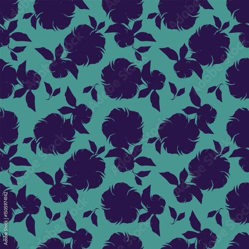 vintage floral seamless pattern. Rich with nostalgia and classic elegance, this pattern evokes the charm of a bygone era for print and textile