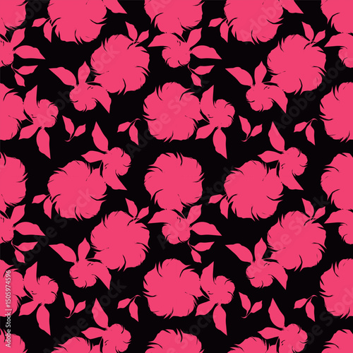 vintage floral seamless pattern. Rich with nostalgia and classic elegance, this pattern evokes the charm of a bygone era for print and textile