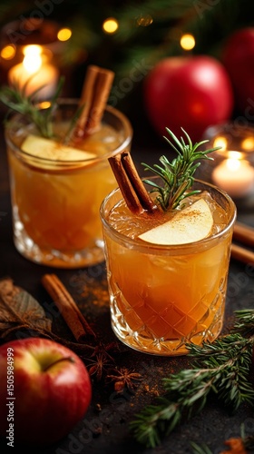 Crafting Warm Spiced Apple Cocktails With Festive Garnishes for Cozy Gatherings