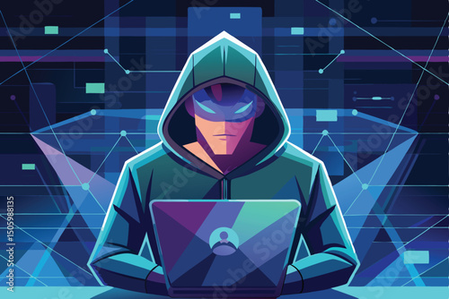 man with laptop computer
