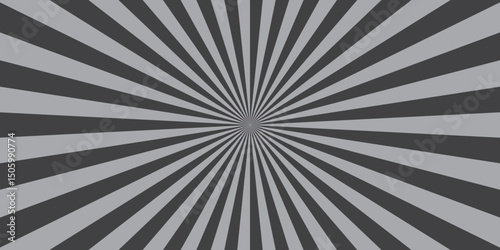 Sunburst Modern retro vintage sunrise sunbeam element spiral striped. Spiral starburst and striped pattern abstract geometric retro sunrays line wavy texture.	
