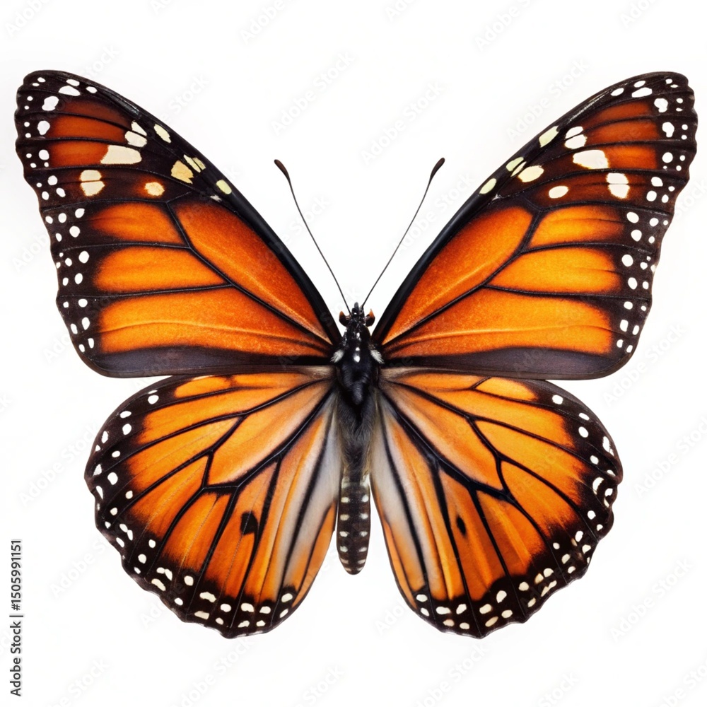 Fototapeta premium butterfly isolated on white background