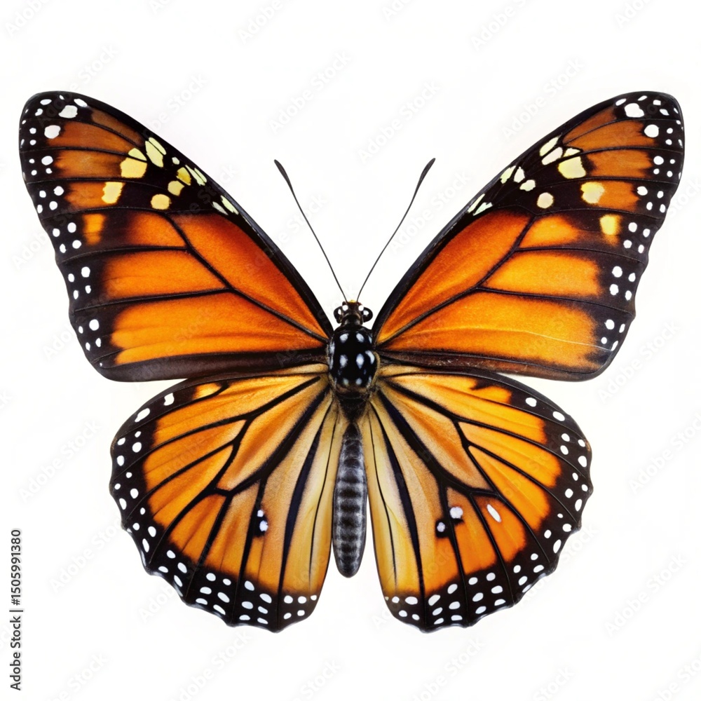 Fototapeta premium butterfly isolated on white background