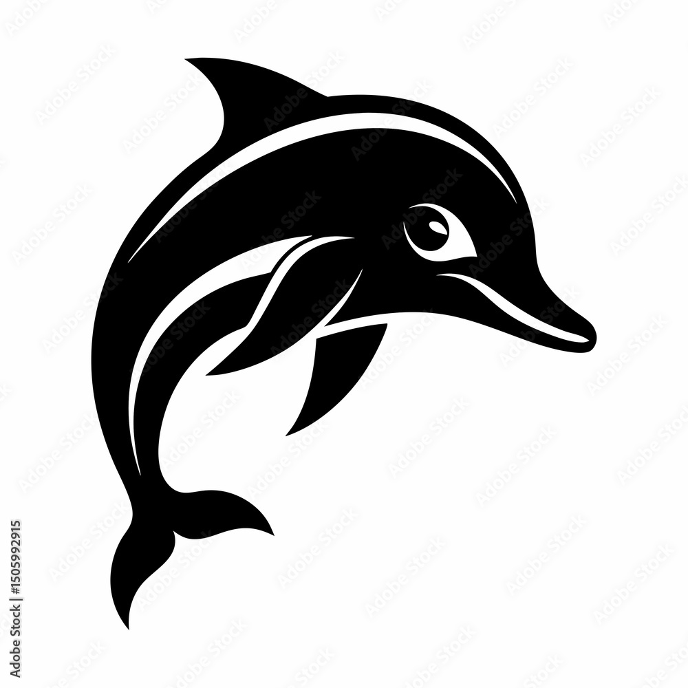 Obraz premium dolphin vector illustration