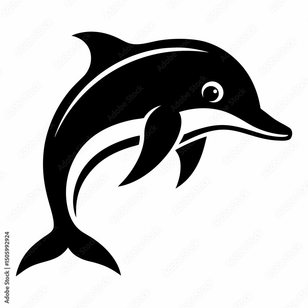 Fototapeta premium dolphin vector illustration