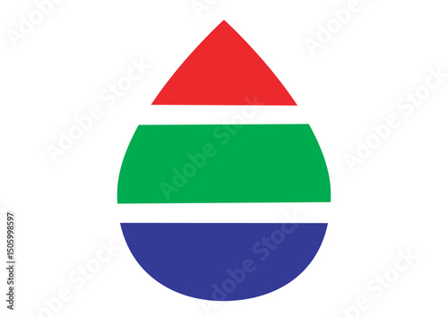 Ink Drop RGB Colors Red Green Blue