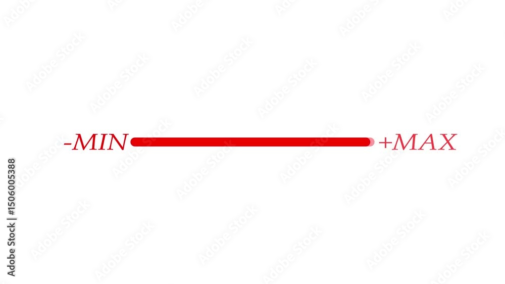 Animated progress bar displaying a count down of minutes with a modern minimalist aesthetic