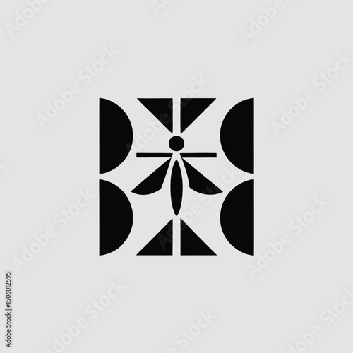 radiation symbol on a white background