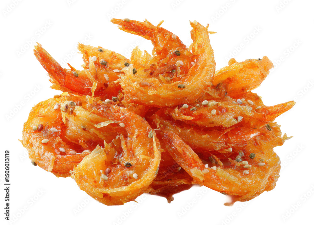 Crispy fried shrimp appetizer coastal restaurant gourmet cuisine casual dining seafood delight isolated on transparent background Crispy fried shrimp appetizer coastal restaurant gourmet cuisine casual dining seafood delight isolated on transparent background