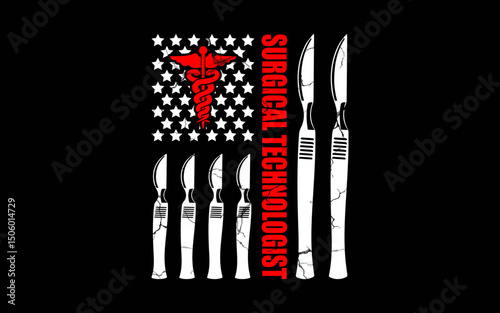 Surgical Technologist t-shirt quotes svg design