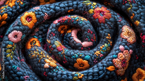 Peaceful retiree focused on embroidery, enjoying creative expression and the calming rhythm of needlework as a fulfilling hobby in later life.