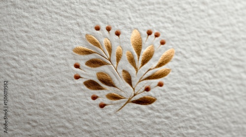 Botanical thank you a handlettered message in warm natural light