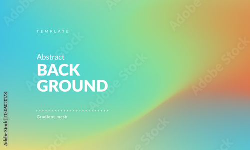 Abstract liquid background. Gradient mesh. Effect blend bright color. Blurred fluid colorful mix. Modern design template for web cover, header, ad banner, poster, brochure, flyer. EPS vector image