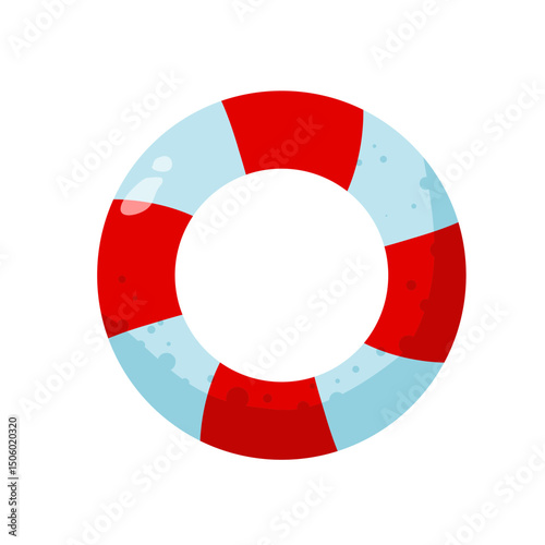 lifebuoy ring – vector illustration