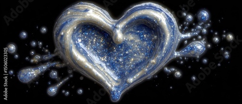 Heartshaped liquid collision art meets science in highspeed capture