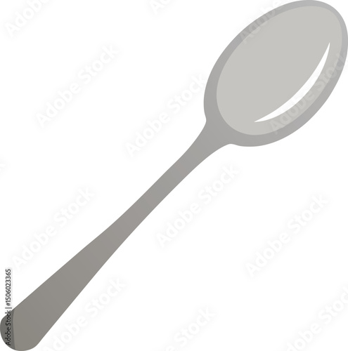 spoon isolated on white