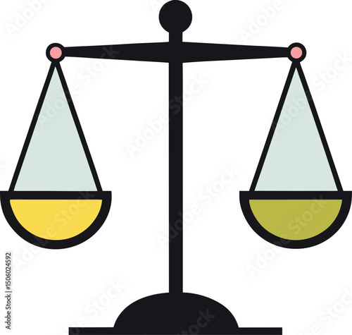 scales of justice and money