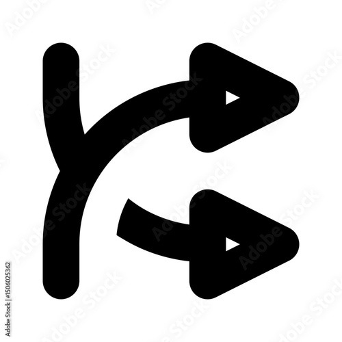 Crossed arrows symbolizing shuffle icon perfect for playlist randomization.